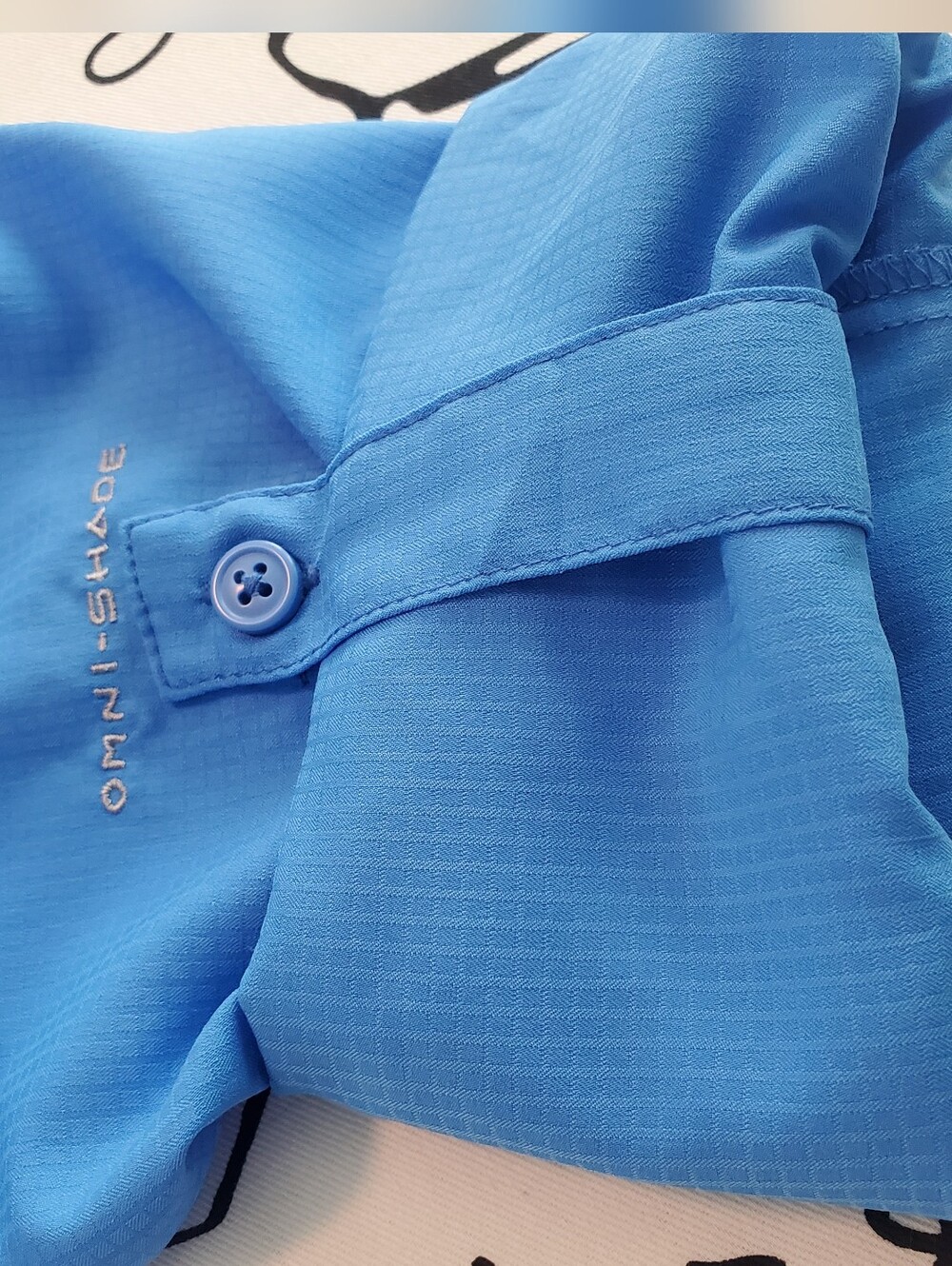 Columbia Light Blue Long-Sleeve Button-Up Outdoor Shirt - Picture 4 of 7